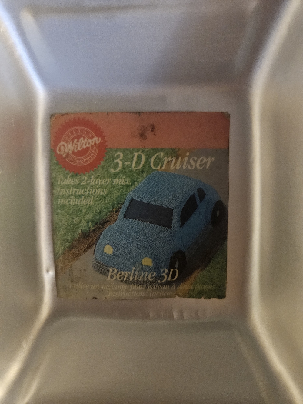Wilton Blue 3-D Cruiser Cake Pan